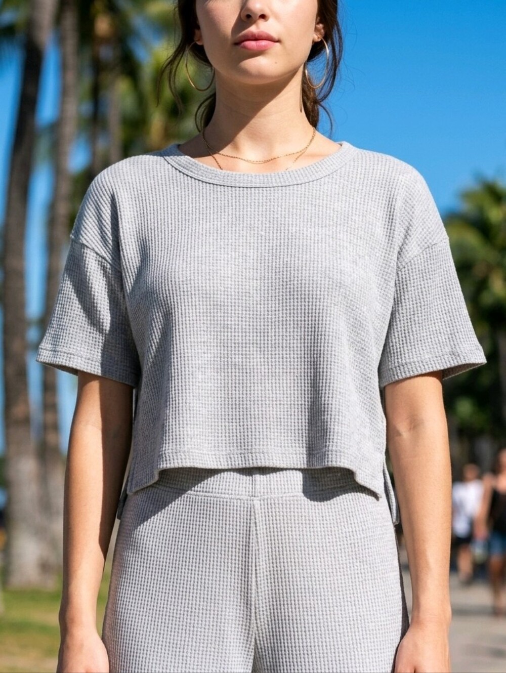 Offline by Aerie waffled top